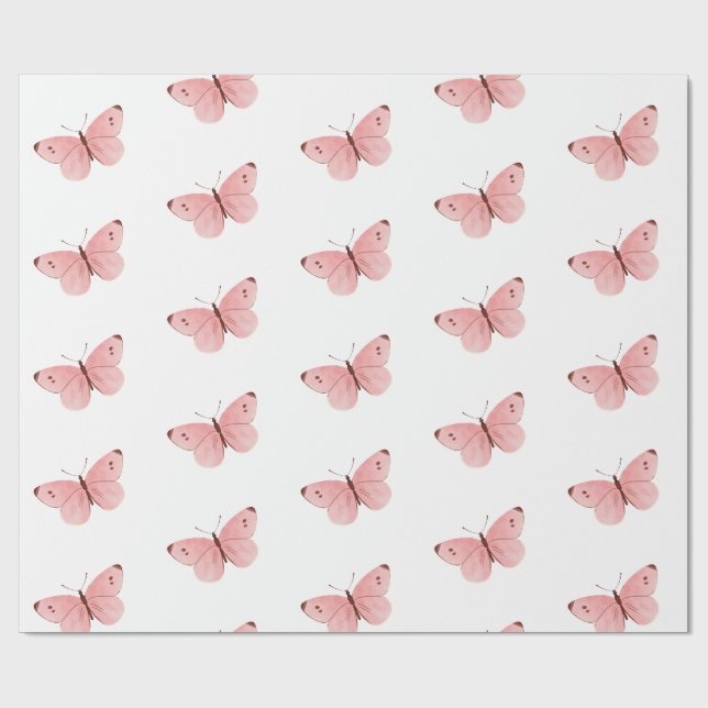 Papel De Regalo Mariposa (Superficie plana)