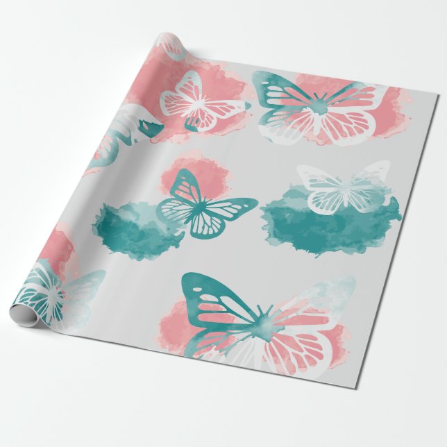 Papel De Regalo Mariposa (Desenrollado)