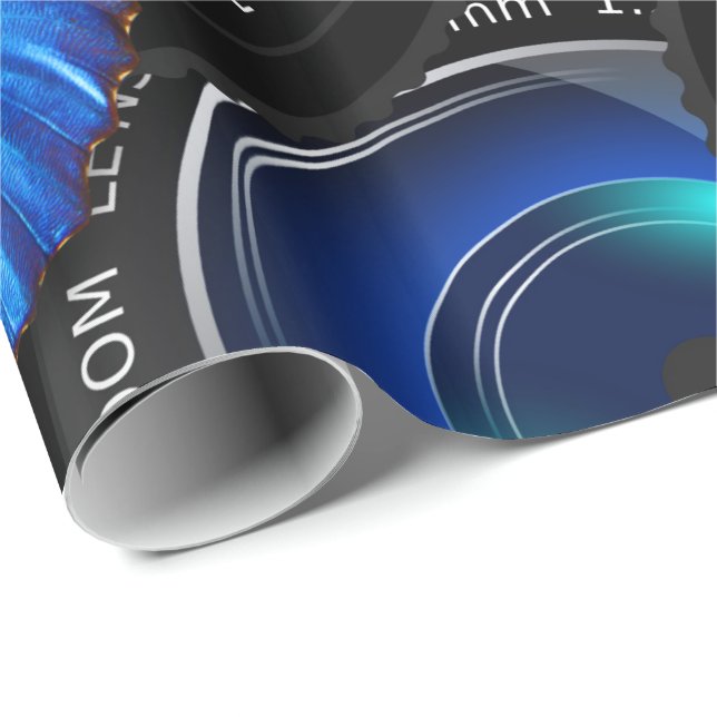 Papel De Regalo Mariposa Art 44 (Esquina del rollo)