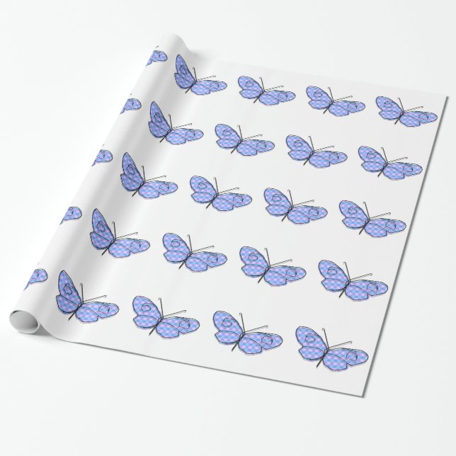 Papel De Regalo Mariposa cósmica (Desenrollado)