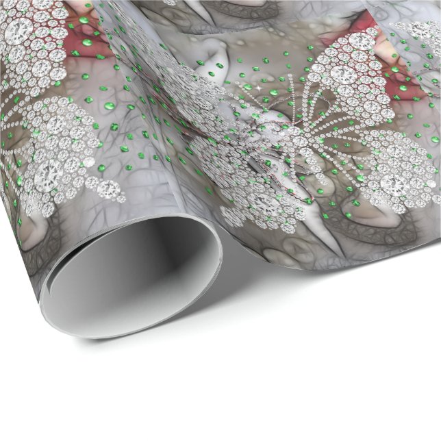 Papel De Regalo Mariposa de diamante (Esquina del rollo)