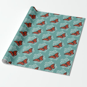 Papel De Regalo Mariposa de monarca que envuelve el PA