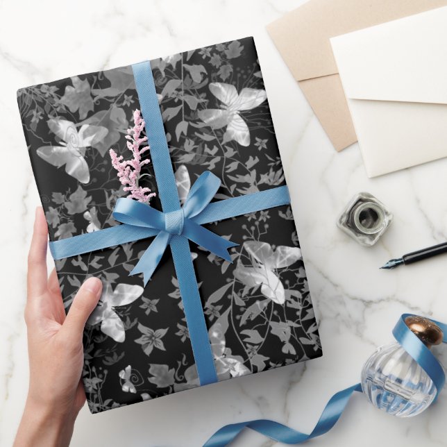 Papel De Regalo Mariposa de oro (Regalar)