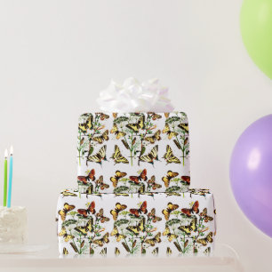 Papel De Regalo Mariposa francesa vintage