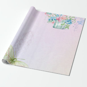 Papel De Regalo Mariposa romántica de fondo