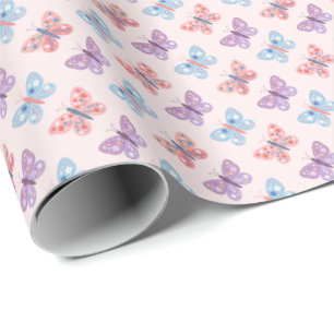 Papel De Regalo Mariposas