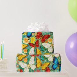 Papel De Regalo Mariposas