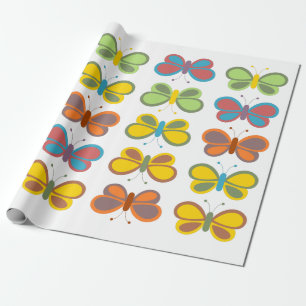 Papel De Regalo Mariposas