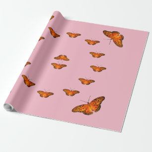 Papel De Regalo Mariposas en cualquier color