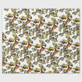 Papel De Regalo Mariposas Monarca