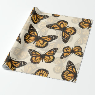 Papel De Regalo Mariposas monarcas