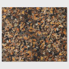 Papel De Regalo Mariposas monarcas,