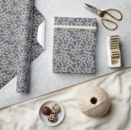 Papel De Regalo Mariquitas en Azul