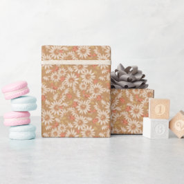 Papel De Regalo Mariquitas + Margaritas