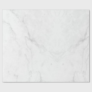 Papel De Regalo Mármol Blanco