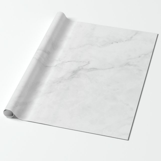Papel De Regalo Mármol Blanco (Desenrollado)