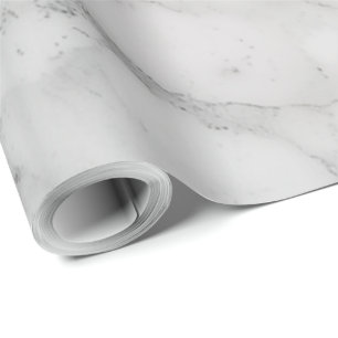 Papel De Regalo Mármol Blanco