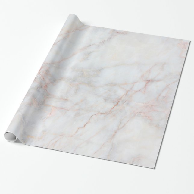 Papel De Regalo Mármol blanco IV (Desenrollado)