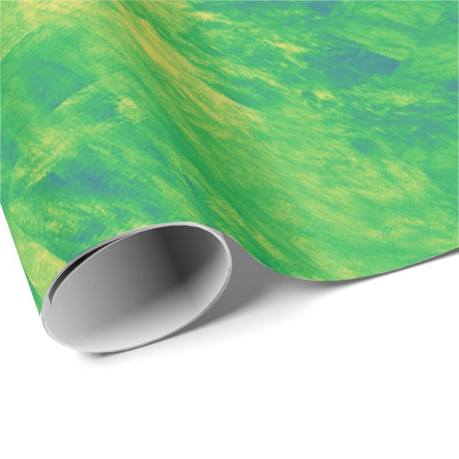 Papel De Regalo Mármol de la cal del limón (Esquina del rollo)