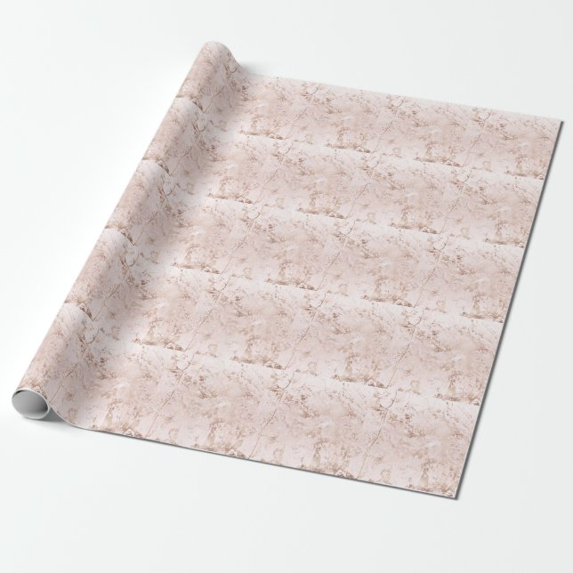 Papel De Regalo Mármol rosa: fondo de textura dorada. (Desenrollado)