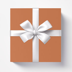 Papel De Regalo Marrón de bronce sólido