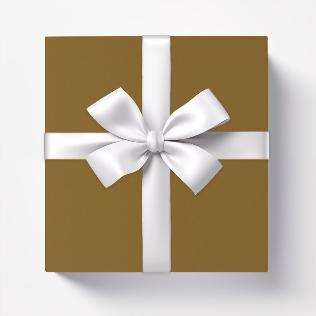 Papel De Regalo Marrón oliva sólida (Subido por el creador)