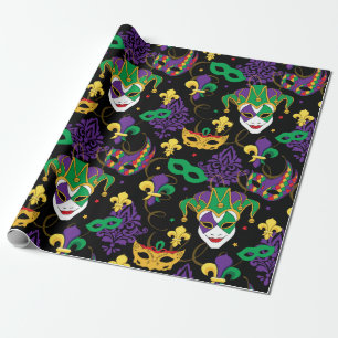 Papel De Regalo Martes Gordo Carnaval de Mardi Gras