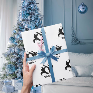 Papel De Regalo Martial Arts Karate Taekwondo Muay nombre de niños