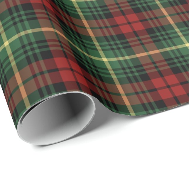 Papel De Regalo Martin Clan Tartan (Esquina del rollo)
