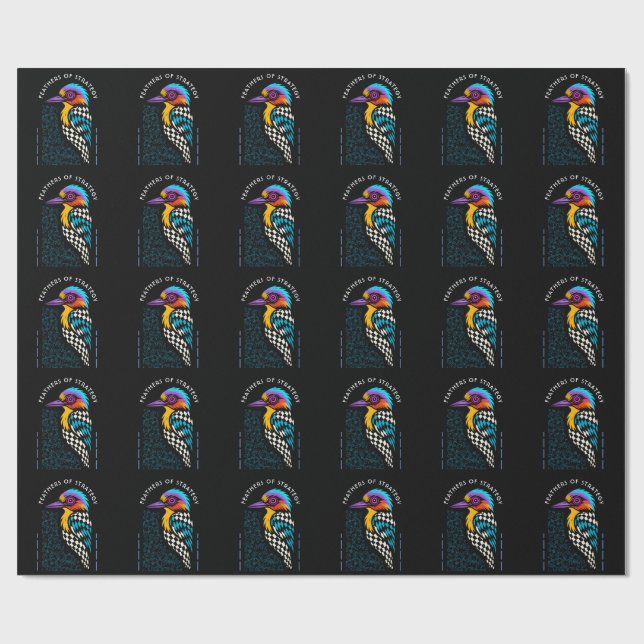 Papel De Regalo martín pescador (Superficie plana)