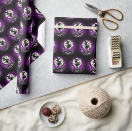 Papel De Regalo Martini de Bruja Púrpura