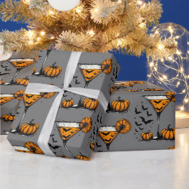 Papel De Regalo Martini de Calabaza