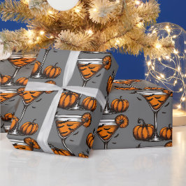 Papel De Regalo Martini de calabaza