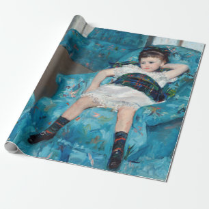 Papel De Regalo Mary Cassatt - Niña en una butaca azul