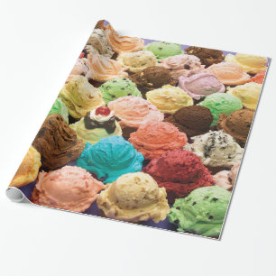 Papel De Regalo Más cucharadas del helado que usted podían comer