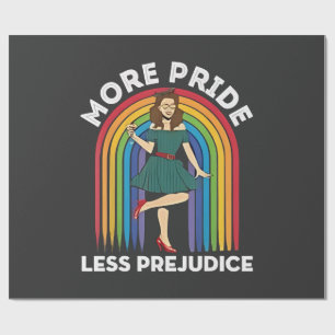 Papel De Regalo Más Orgullo Menos Prejuicio Mes De Orgullo LGBT