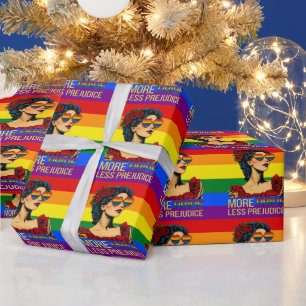 Papel De Regalo Más Orgullo Menos Prejuicio Mes del Orgullo LGBTQ