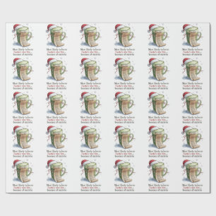 Papel De Regalo Más Propenso a Beber Matcha Mientras Todos los Dem