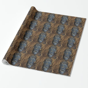 Papel De Regalo Máscara africana