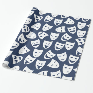 Papel De Regalo Máscara con diverso modelo de las emociones