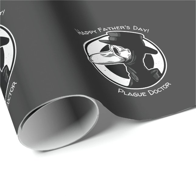 Papel De Regalo Máscara de pájaro Médica de la peste del día del p (Esquina del rollo)