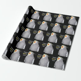 Papel De Regalo Mascota Bird Cockatiel Photo Happy BIRD Day Birthd