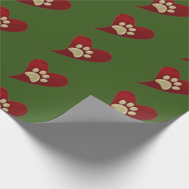 Papel De Regalo Mascota del sitio Perro Walker Paw Imprimir Feliz  (Esquina)