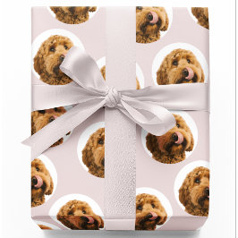 Papel De Regalo Mascota personalizado Foto | Rosa personalizado