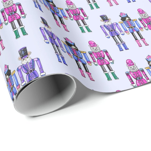 Papel De Regalo Mascotas Cascanueces  (Esquina del rollo)