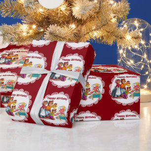 Papel De Regalo Masha y 3 osos