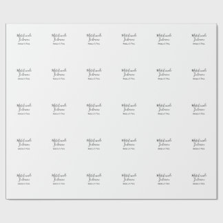 Papel De Regalo Match made in heaven name couple wedding simple