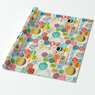 Papel De Regalo matemáticas en color