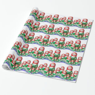 Papel De Regalo Matryoshka - матрёшка (muñecas rusas)