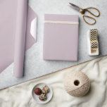 Papel De Regalo Mauve Finery color púrpura sólido<br><div class="desc">Papel de envoltura de color sólido en una gran variedad de colores para todos sus regalos de boda y ducha. Los colores para 2025 son oscuros y audaces y esto es lo que encontrarás en mis últimos diseños con nombres de colores de varias empresas de diseño.</div>